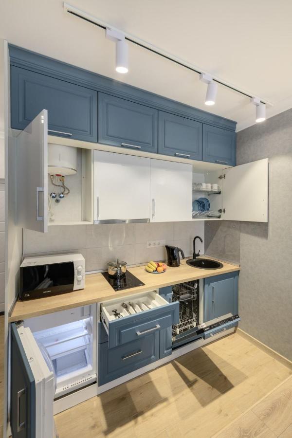 Modern New Cozy Apartment Kvartet Railway Station Kyjev Exteriér fotografie