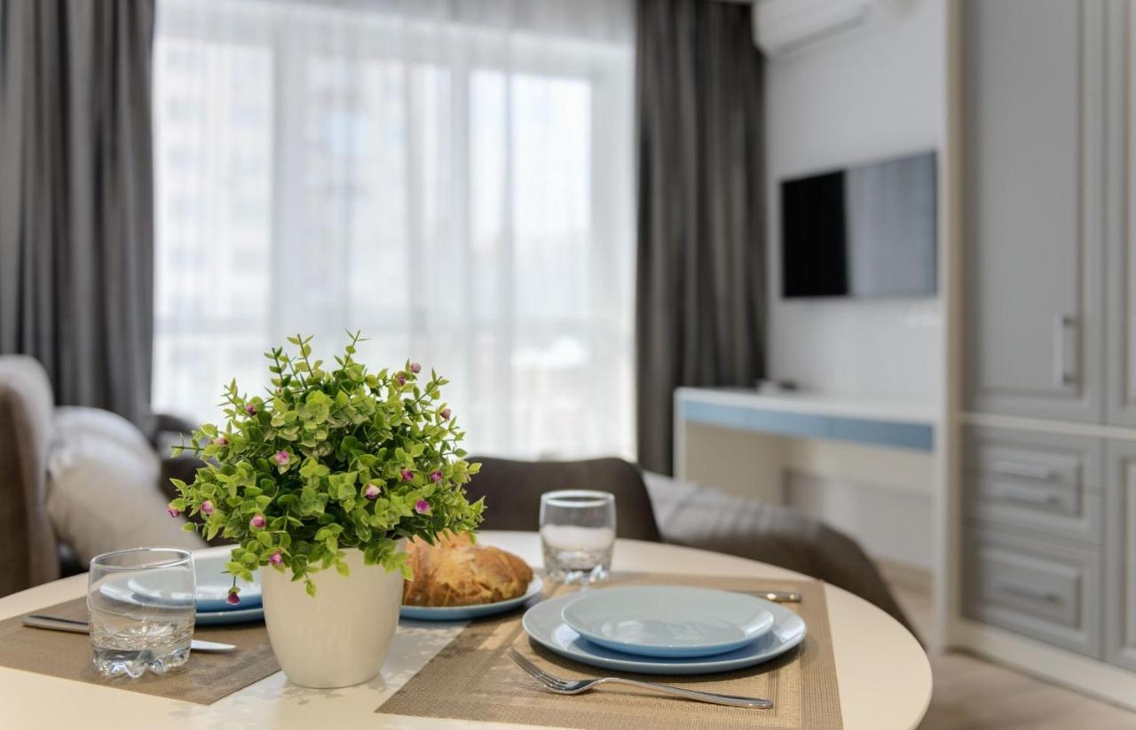 Modern New Cozy Apartment Kvartet Railway Station Kyjev Exteriér fotografie
