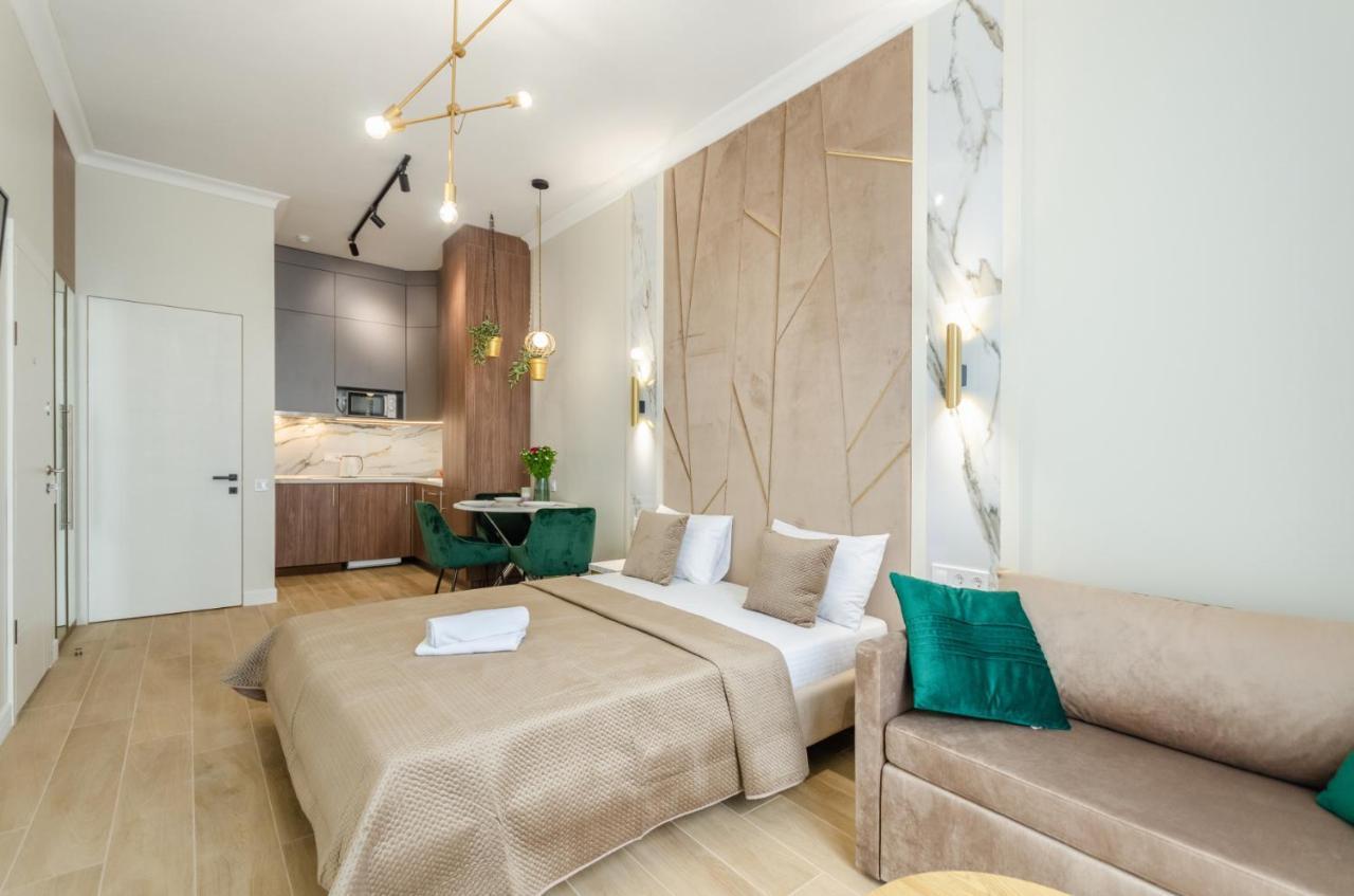 Modern New Cozy Apartment Kvartet Railway Station Kyjev Exteriér fotografie
