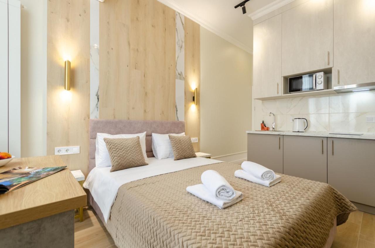 Modern New Cozy Apartment Kvartet Railway Station Kyjev Exteriér fotografie