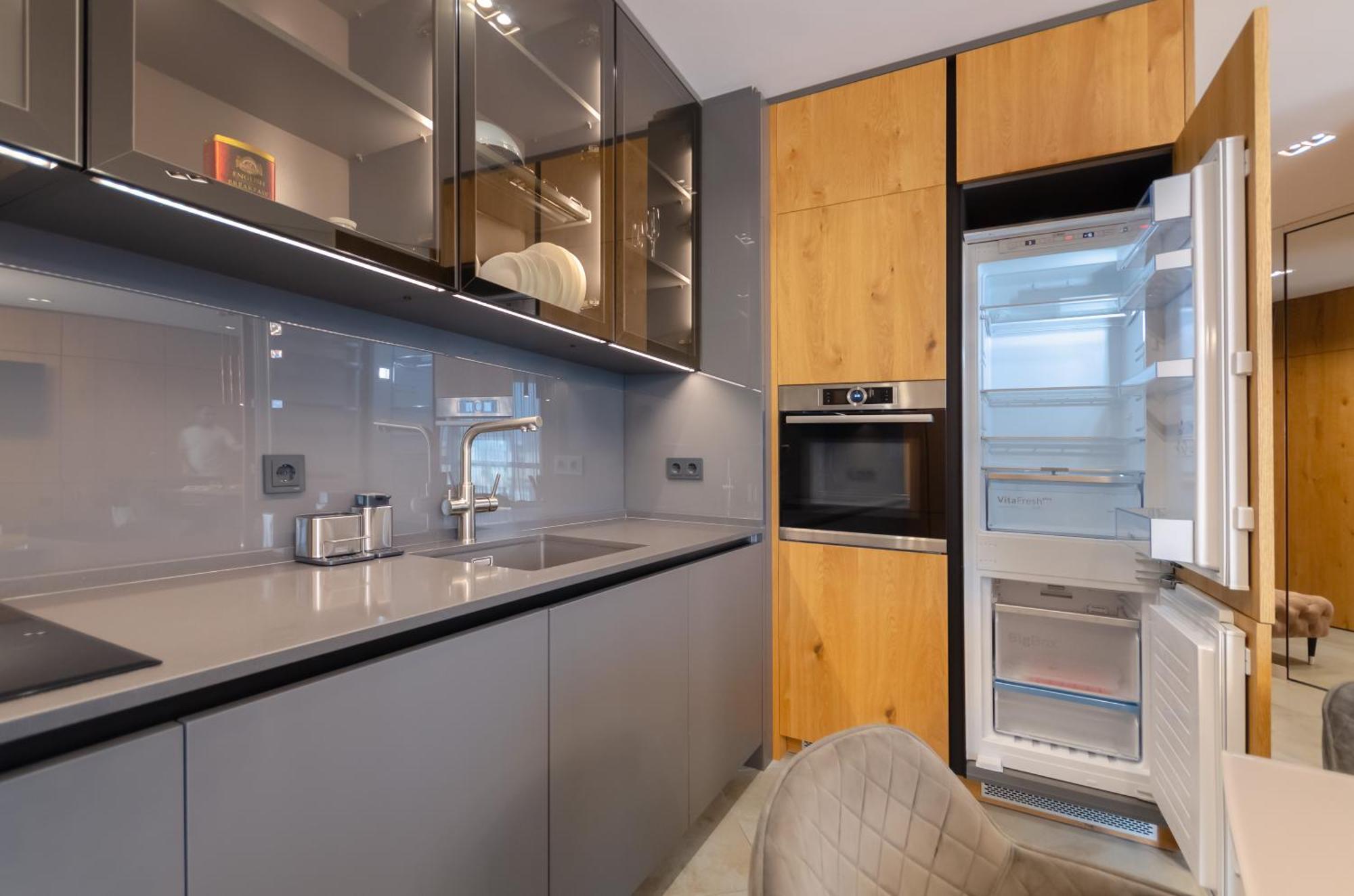 Modern New Cozy Apartment Kvartet Railway Station Kyjev Exteriér fotografie