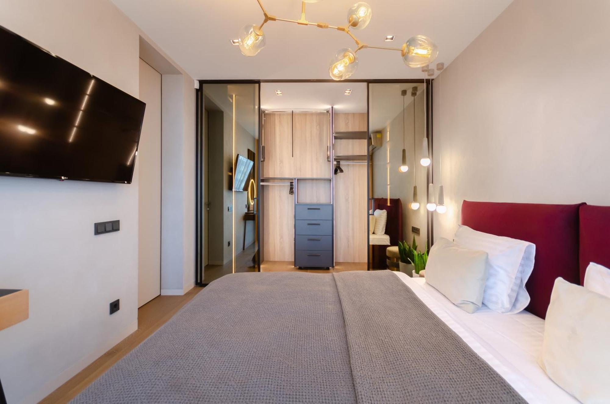 Modern New Cozy Apartment Kvartet Railway Station Kyjev Exteriér fotografie