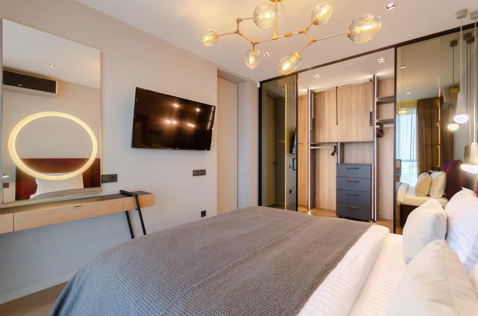 Modern New Cozy Apartment Kvartet Railway Station Kyjev Exteriér fotografie